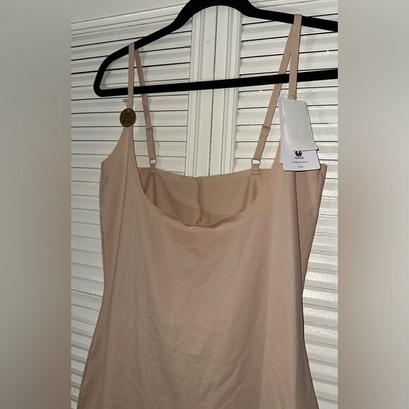 Wacoal Beyond Naked Pima Cotton‎ Blend Open Bust Thigh Shaper Size 2XL - Picture 3 of 10